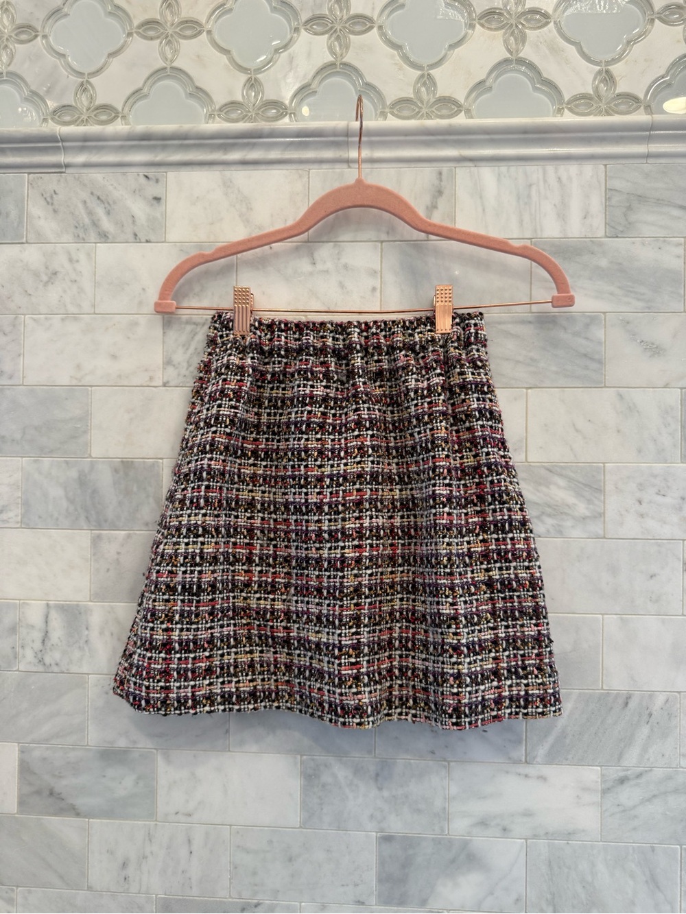 J.Crew/Crewcuts tweed woven wool skirt, J Crew for girls